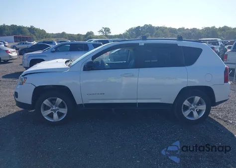 2015 Jeep Compass Sport из США, поврежденный, VIN 1C4NJDBB8FD325201